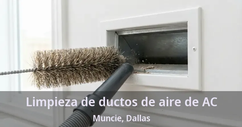 Limpieza de ductos de aire de AC Muncie, Dallas - TX