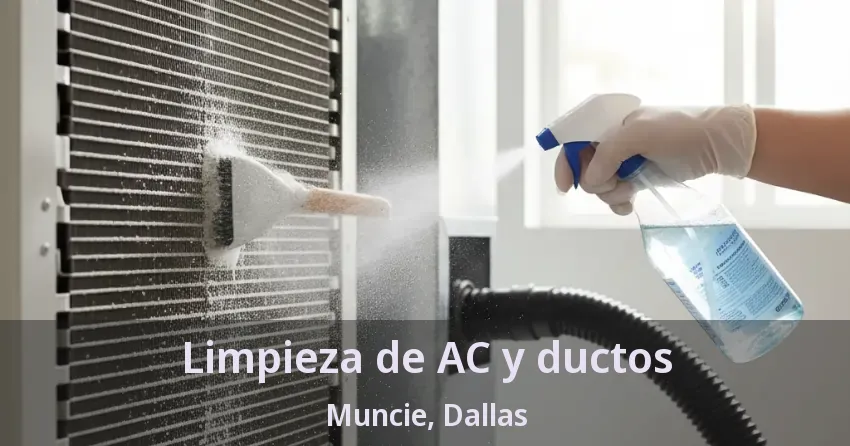Limpieza de AC y ductos Muncie, Dallas - TX Limpieza de AC y ductos Muncie, Dallas - TX