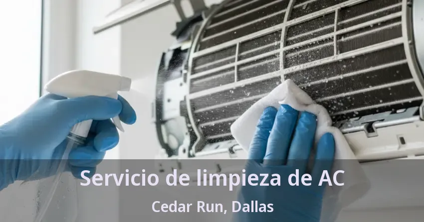 Servicio de limpieza de AC Cedar Run, Dallas - TX