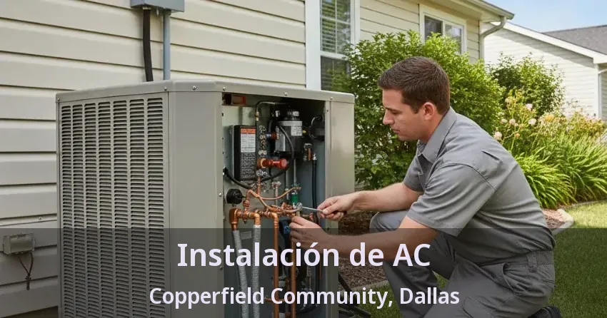 Instalación de AC Copperfield Community, Dallas - TX