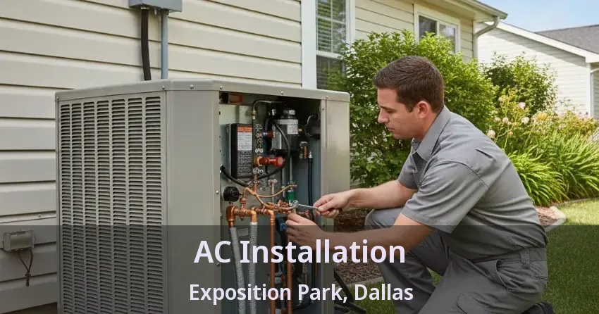 AC Installation Exposition Park, Dallas - TX AC Installation Exposition Park, Dallas - TX