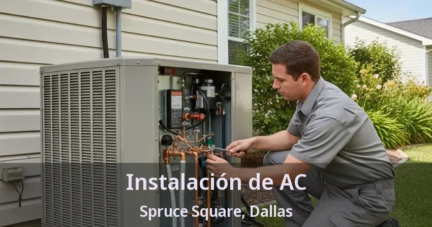 Instalación de AC Spruce Square, Dallas - TX