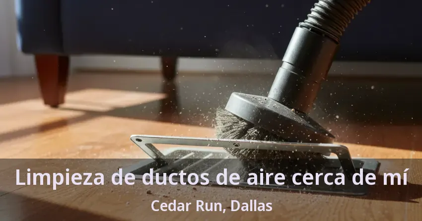 Limpieza de ductos de aire cerca de mí Cedar Run, Dallas - TX