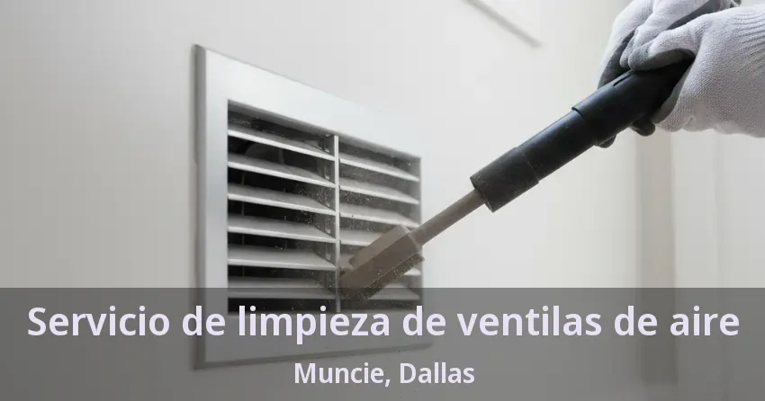 Servicio de limpieza de ventilas de aire Muncie, Dallas - TX