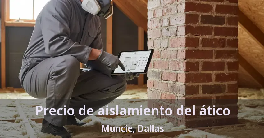 Precio de aislamiento del ático Muncie, Dallas - TX