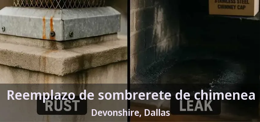 Reemplazo de sombrerete de chimenea Devonshire, Dallas - TX Reemplazo de sombrerete de chimenea Devonshire, Dallas - TX