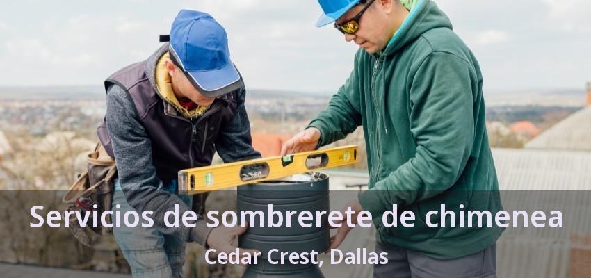 Servicios de sombrerete de chimenea Cedar Crest, Dallas - TX Servicios de sombrerete de chimenea Cedar Crest, Dallas - TX