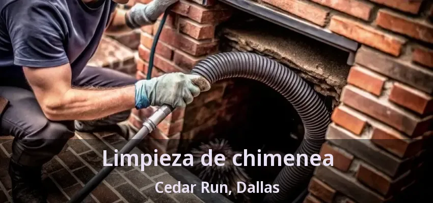 Limpieza de chimenea Cedar Run, Dallas - TX