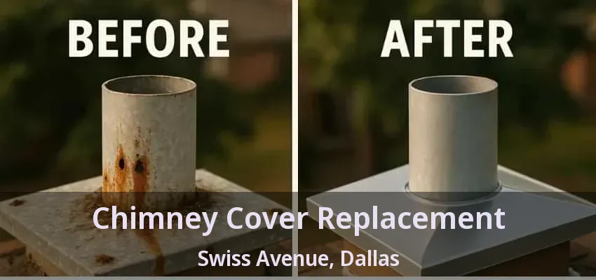Chimney Cover Replacement Swiss Avenue, Dallas - TX