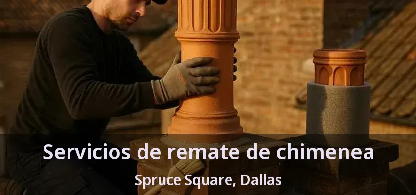 Servicios de remate de chimenea Spruce Square, Dallas - TX