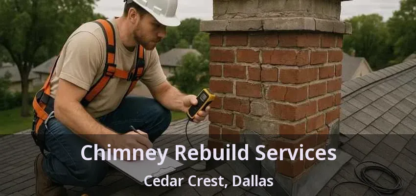 Chimney Rebuild Services Cedar Crest, Dallas - TX