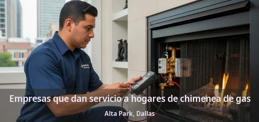 Empresas que dan servicio a hogares de chimenea de gas Alta Park, Dallas - TX
