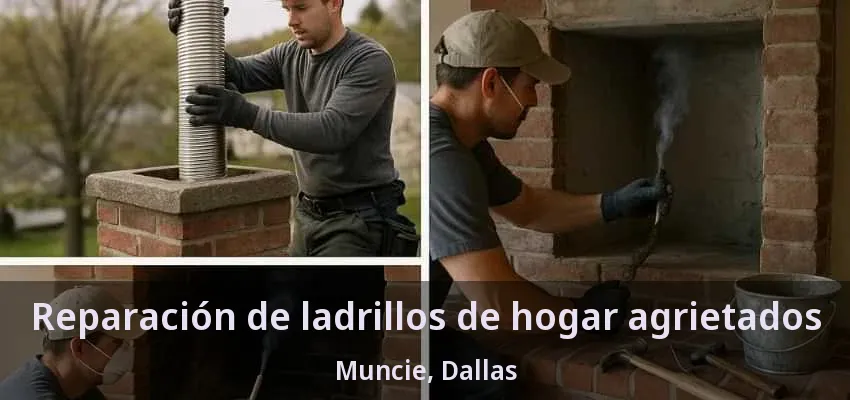 Reparación de ladrillos de hogar agrietados Muncie, Dallas - TX