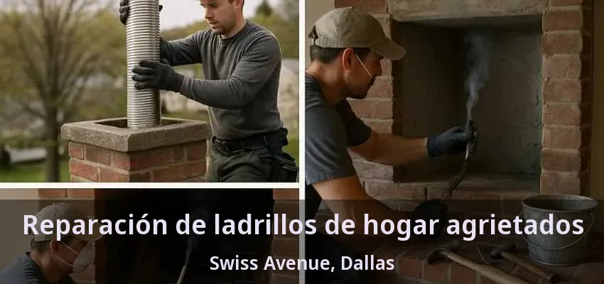 Reparación de ladrillos de hogar agrietados Swiss Avenue, Dallas - TX