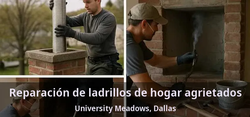 Reparación de ladrillos de hogar agrietados University Meadows, Dallas - TX