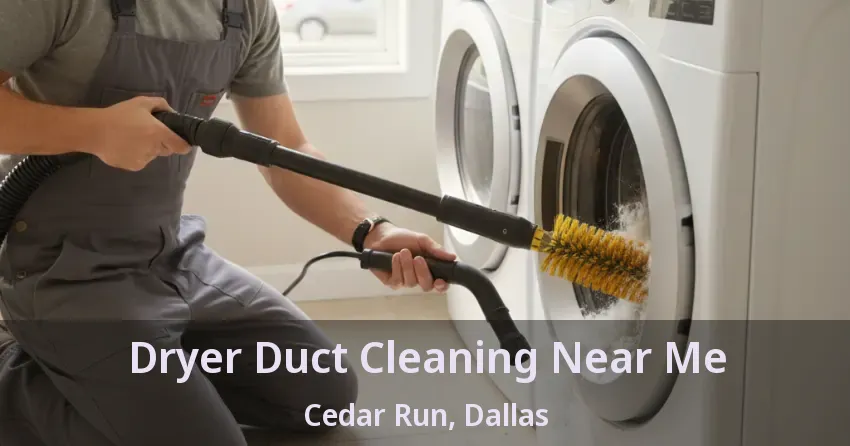 Dryer Duct Cleaning Near Me Cedar Run, Dallas - TX