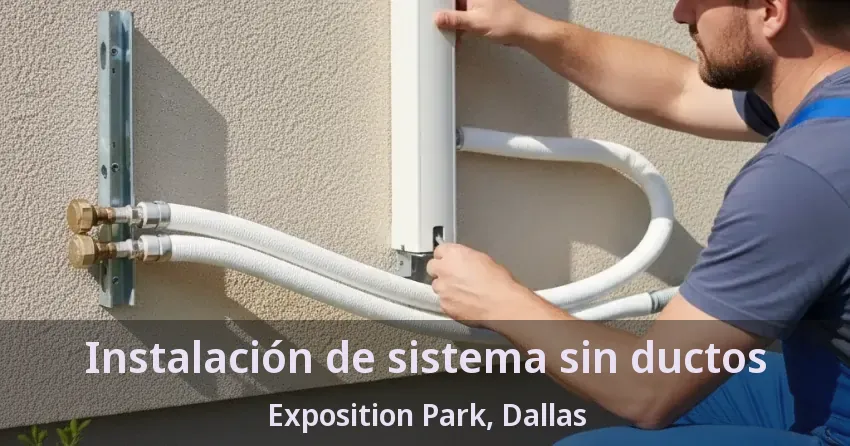 Instalación de sistema sin ductos Exposition Park, Dallas - TX Instalación de sistema sin ductos Exposition Park, Dallas - TX