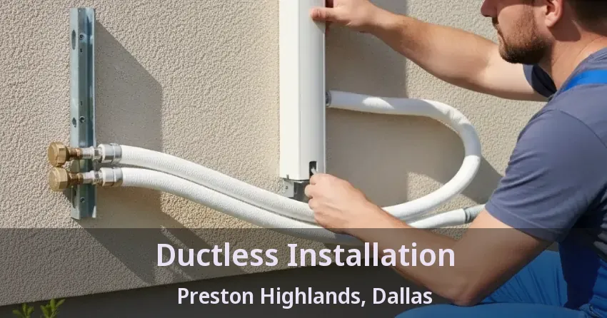 Ductless Installation Preston Highlands, Dallas - TX Ductless Installation Preston Highlands, Dallas - TX
