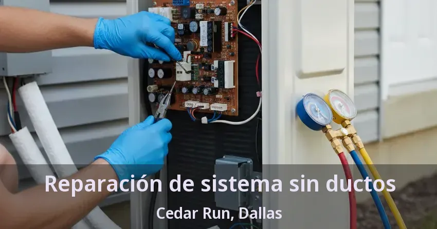 Reparación de sistema sin ductos Cedar Run, Dallas - TX