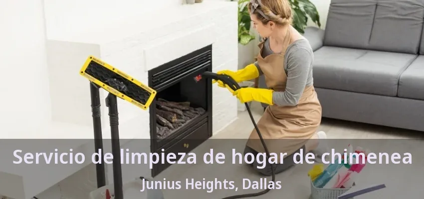 Servicio de limpieza de hogar de chimenea Junius Heights, Dallas - TX