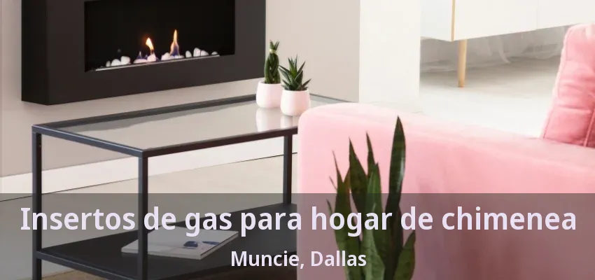 Insertos de gas para hogar de chimenea Muncie, Dallas - TX