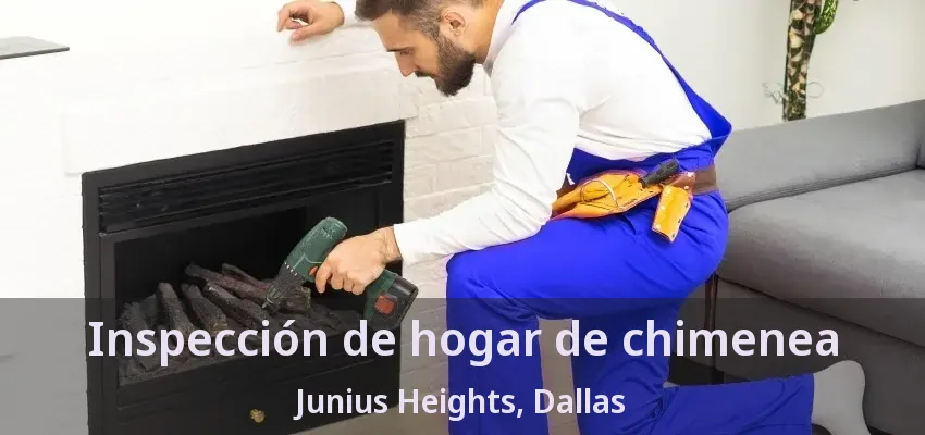 Inspección de hogar de chimenea Junius Heights, Dallas - TX