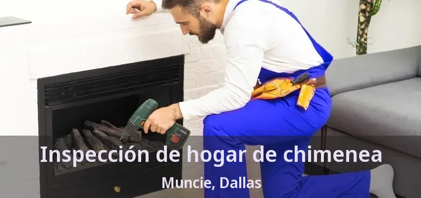 Inspección de hogar de chimenea Muncie, Dallas - TX