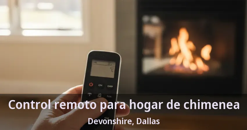 Control remoto para hogar de chimenea Devonshire, Dallas - TX Control remoto para hogar de chimenea Devonshire, Dallas - TX