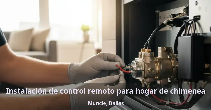 Instalación de control remoto para hogar de chimenea Muncie, Dallas - TX