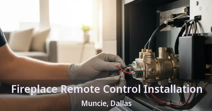 Fireplace Remote Control Installation Muncie, Dallas - TX