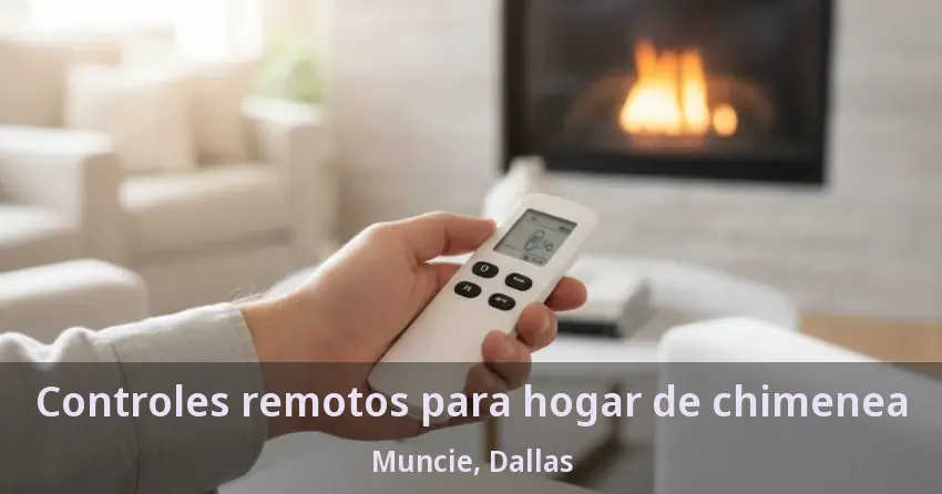 Controles remotos para hogar de chimenea Muncie, Dallas - TX