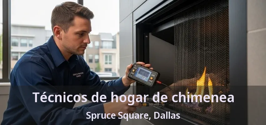 Técnicos de hogar de chimenea Spruce Square, Dallas - TX
