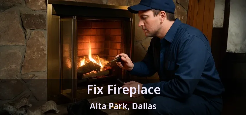 Fix Fireplace Alta Park, Dallas - TX