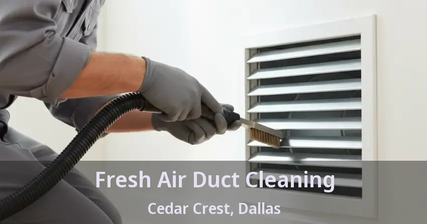 Fresh Air Duct Cleaning Cedar Crest, Dallas - TX
