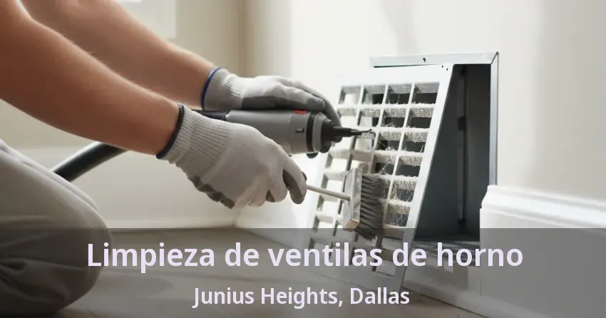 Limpieza de ventilas de horno Junius Heights, Dallas - TX