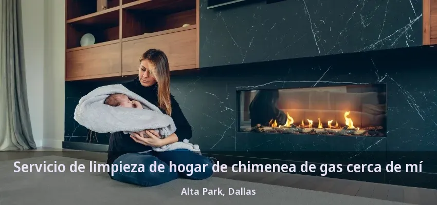 Servicio de limpieza de hogar de chimenea de gas cerca de mí Alta Park, Dallas - TX