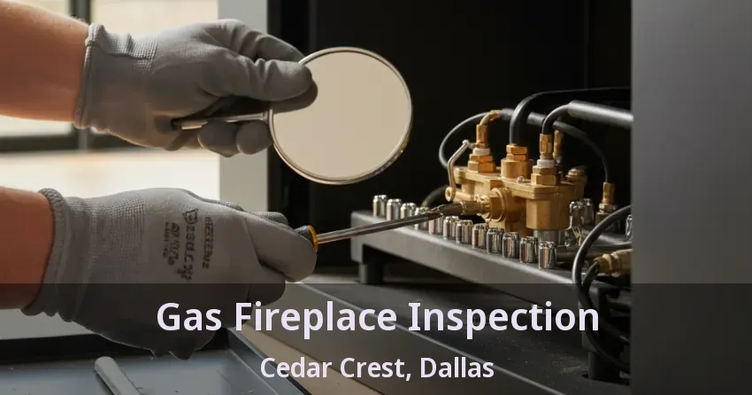Gas Fireplace Inspection Cedar Crest, Dallas - TX Gas Fireplace Inspection Cedar Crest, Dallas - TX
