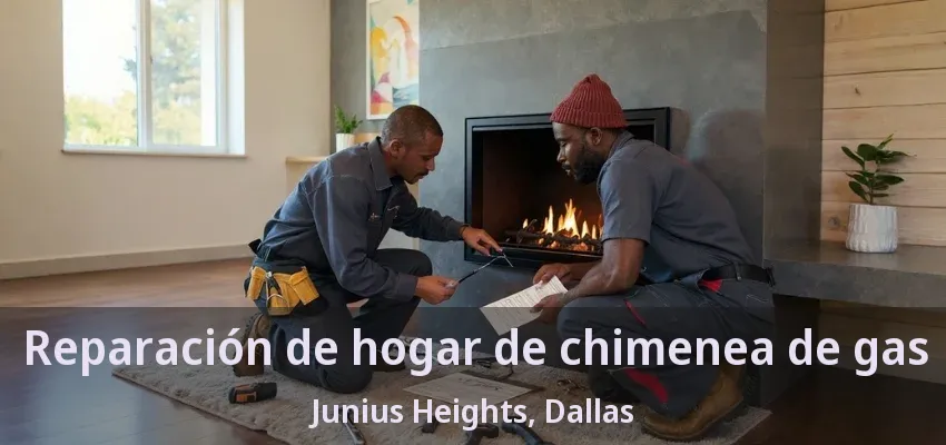 Reparación de hogar de chimenea de gas Junius Heights, Dallas - TX Reparación de hogar de chimenea de gas Junius Heights, Dallas - TX