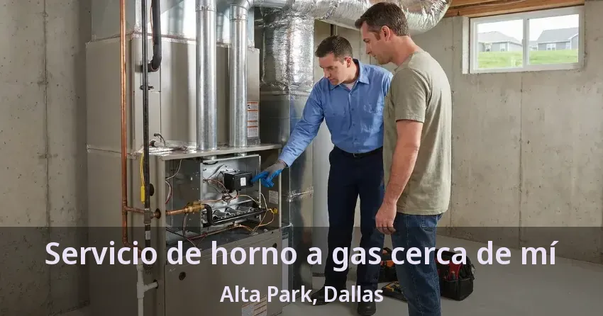 Servicio de horno a gas cerca de mí Alta Park, Dallas - TX