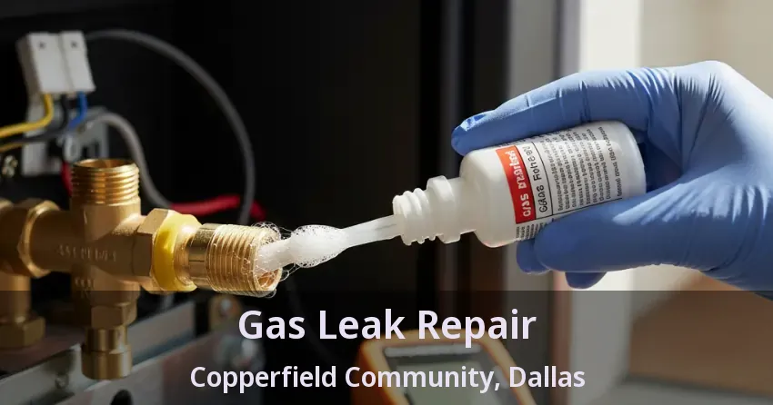 Gas Leak Repair Copperfield Community, Dallas - TX