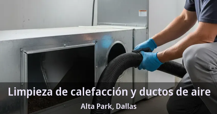 Limpieza de calefacción y ductos de aire Alta Park, Dallas - TX