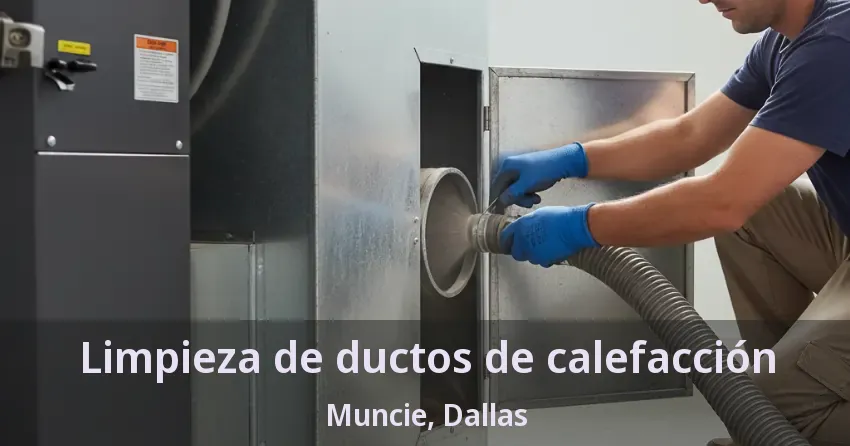 Limpieza de ductos de calefacción Muncie, Dallas - TX