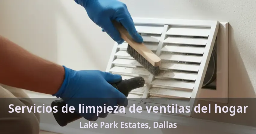 Servicios de limpieza de ventilas del hogar Lake Park Estates, Dallas - TX