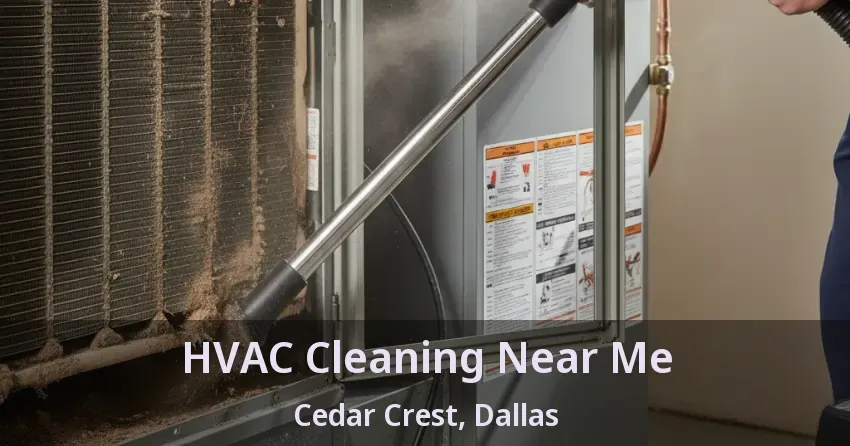 HVAC Cleaning Near Me Cedar Crest, Dallas - TX