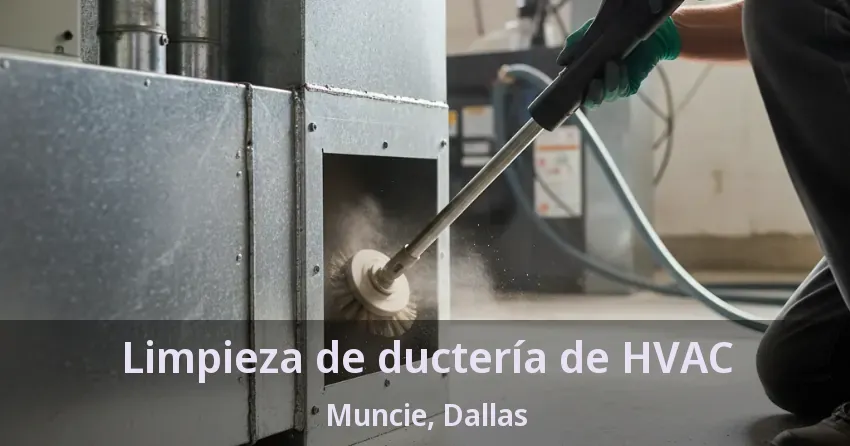 Limpieza de ductería de HVAC Muncie, Dallas - TX