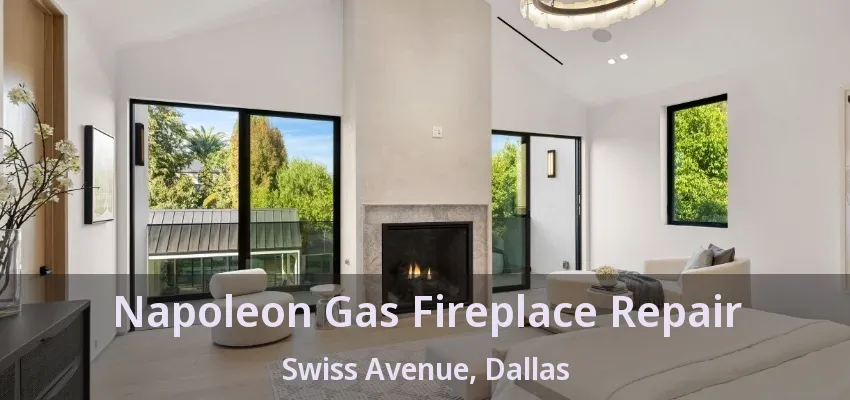Napoleon Gas Fireplace Repair Swiss Avenue, Dallas - TX