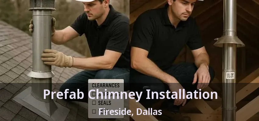Prefab Chimney Installation Fireside, Dallas - TX Prefab Chimney Installation Fireside, Dallas - TX