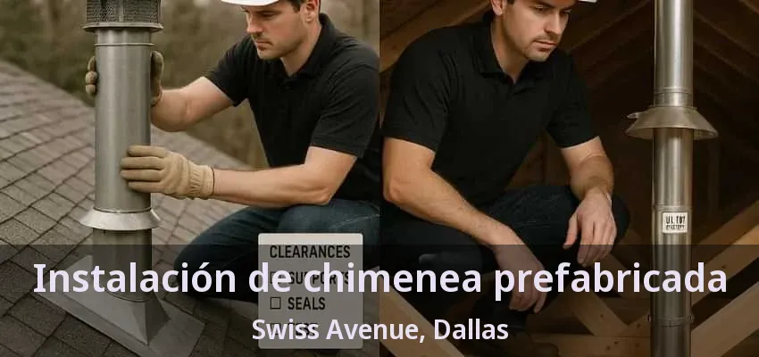Instalación de chimenea prefabricada Swiss Avenue, Dallas - TX Instalación de chimenea prefabricada Swiss Avenue, Dallas - TX